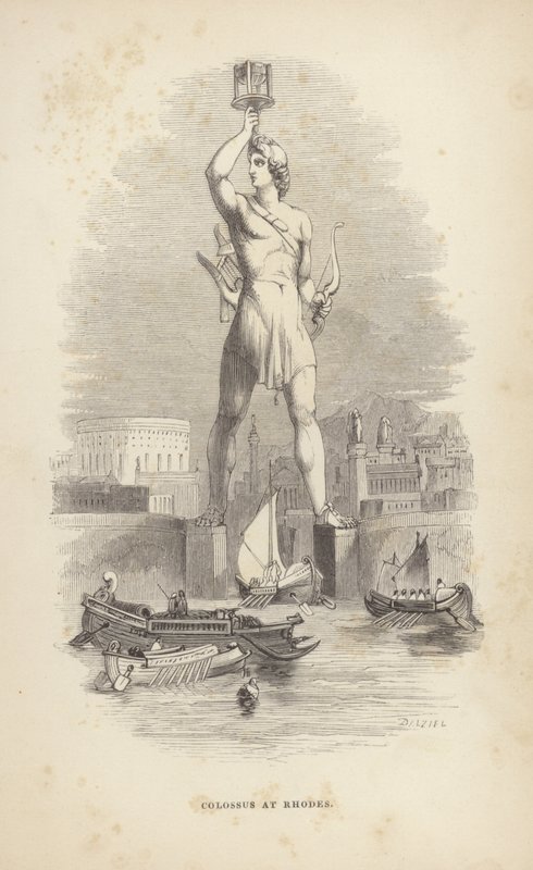 Colossus of Rhodes by English School