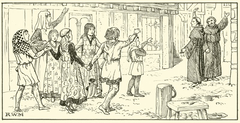 Come Back, Merry Men! by English School
