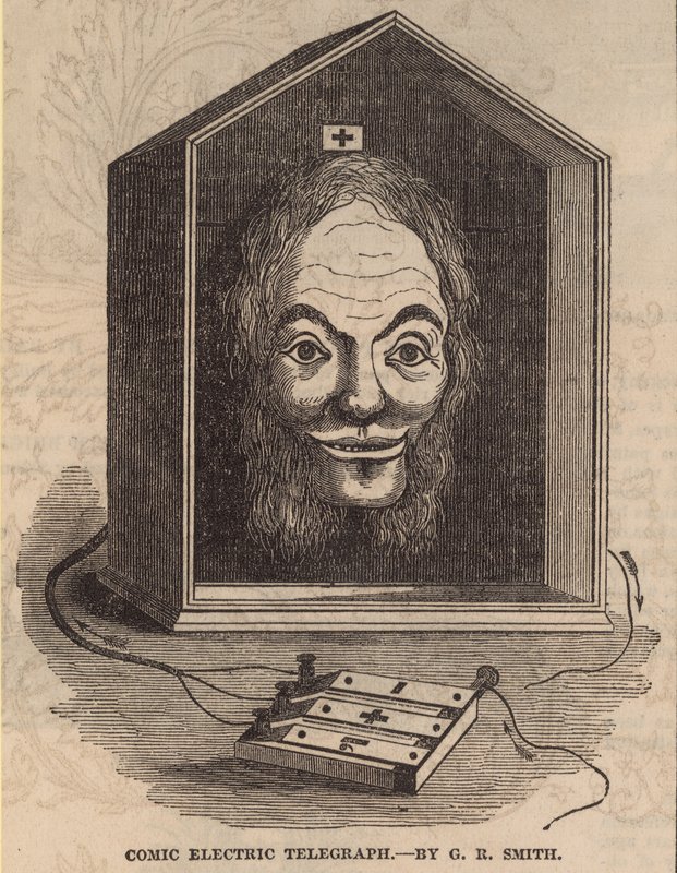 Comic Electric Telegraph by G. E. Smith by English School