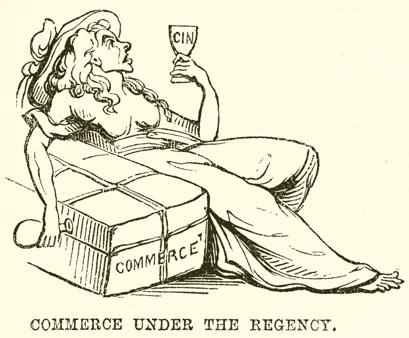 Commerce under the Regency by English School
