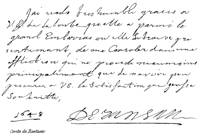 Comte de Rantzau by English School