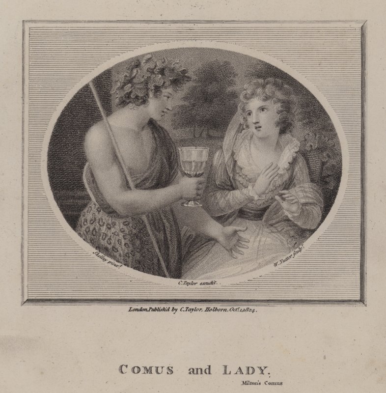 Comus and Lady by English School