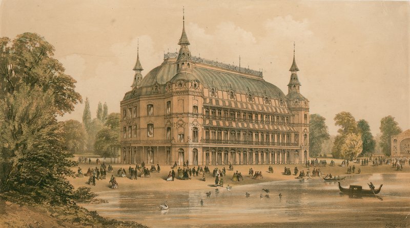 Concert Hall at the Royal Surrey Gardens by English School