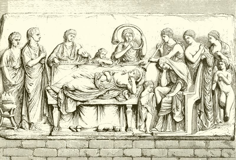 Conclamatio over the Dead by English School