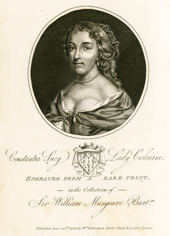 Constantia Lucy, Lady Colerane by English School