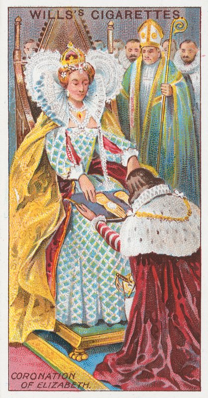 Coronation of Elizabeth by English School