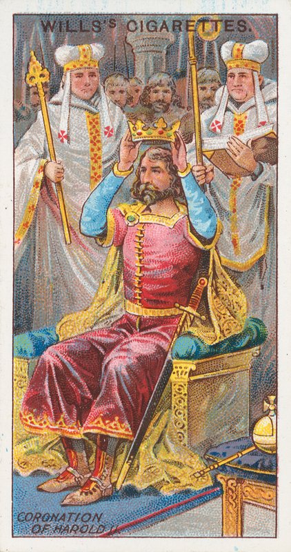 Coronation of Harold II by English School