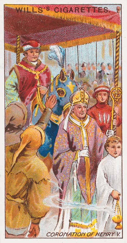 Coronation of Henry V by English School