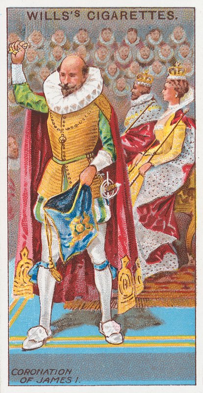 Coronation of James I by English School
