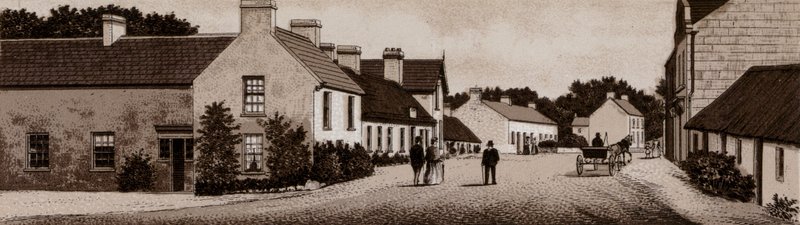 Crawfordsburn, Village and Inn by English School
