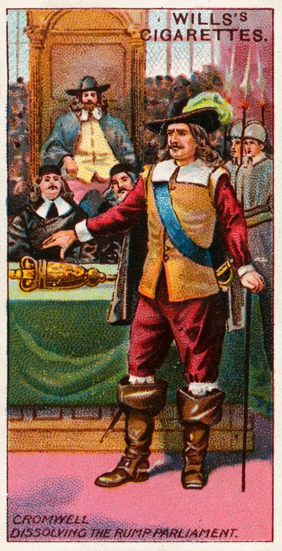 Cromwell Dissolving the Rump Parliament by English School