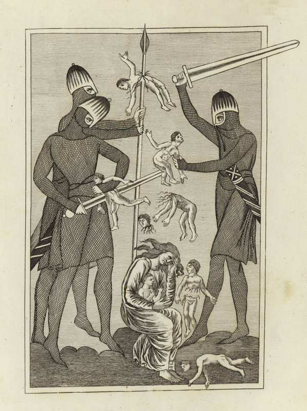 Danish Soldiers by English School
