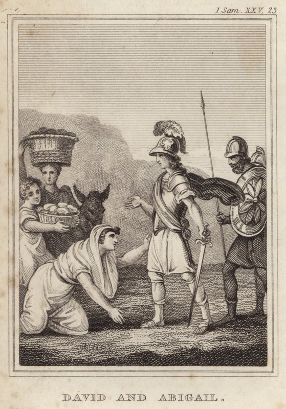 David and Abigail by English School