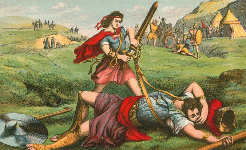 David kills Goliath by English School