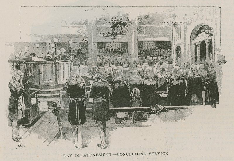 Day of Atonement, Concluding Service by English School