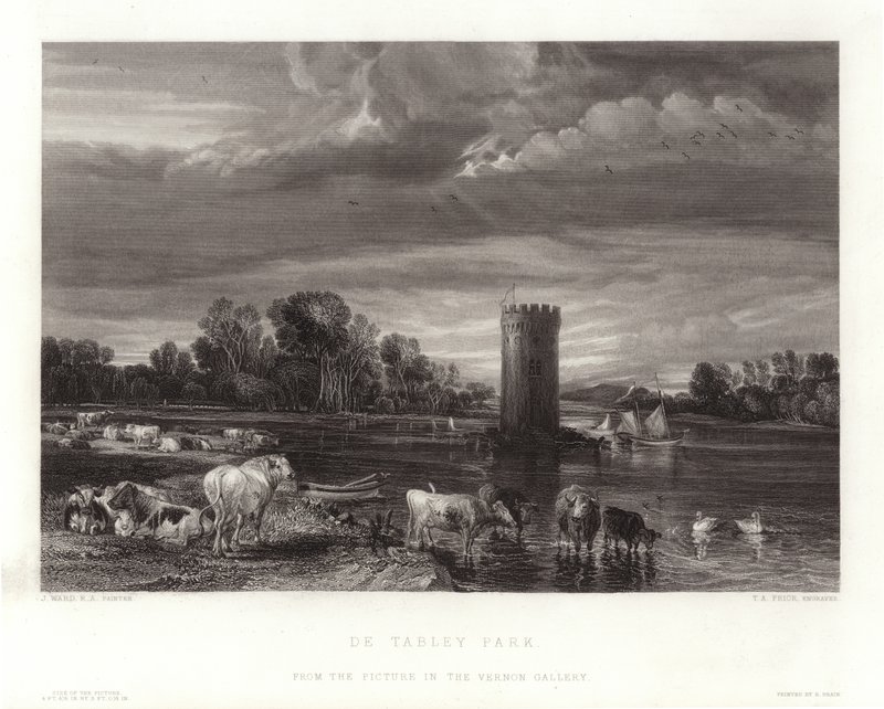De Tabley Park by English School