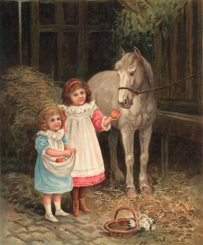 Dear Old Dobbin by English School