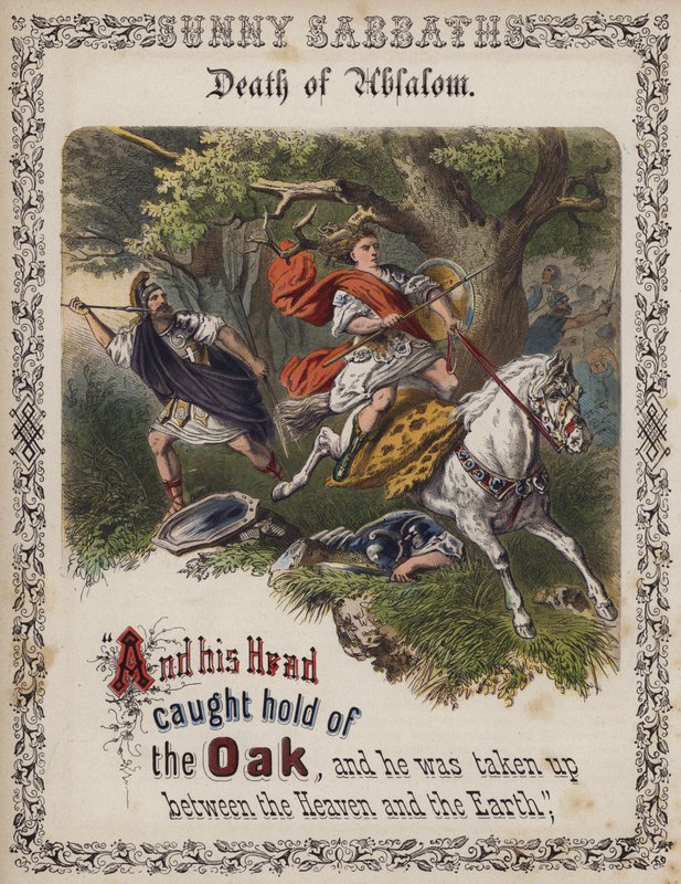 Death of Absalom by English School