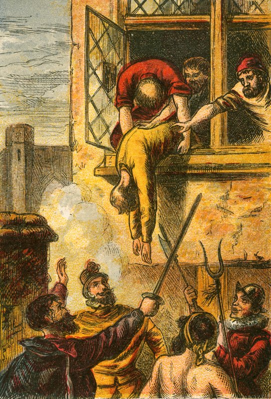 Death of Admiral de Coligny by English School