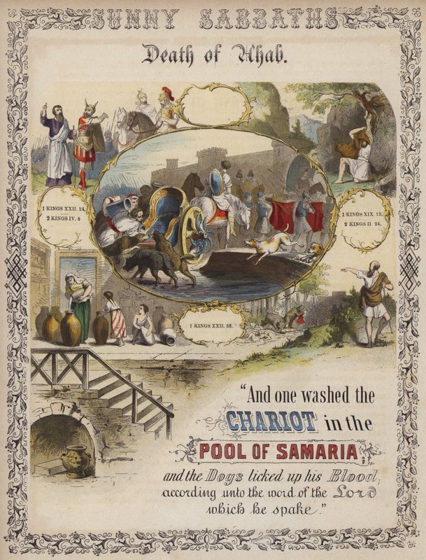 Death of Ahab by English School