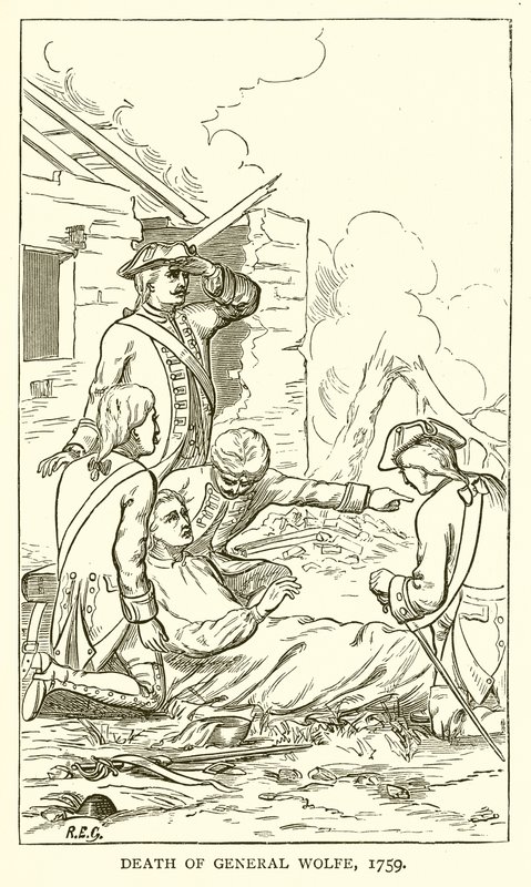 Death of General Wolfe, 1759 by English School