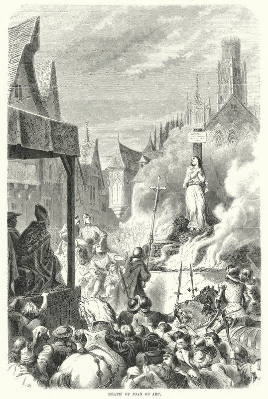 Death of Joan of Arc by English School
