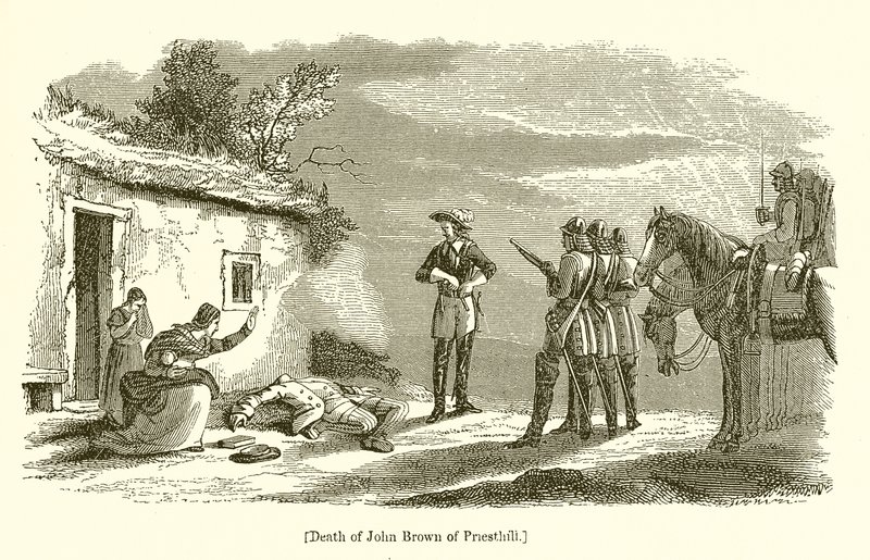 Death of John Brown of Priesthill by English School