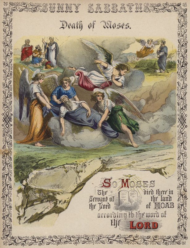 Death of Moses by English School