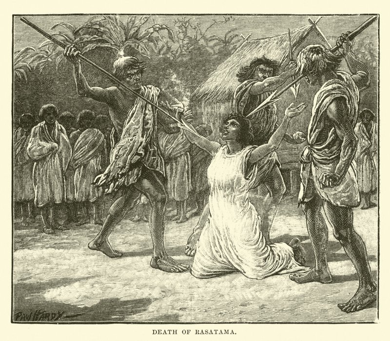 Death of Rasatama by English School
