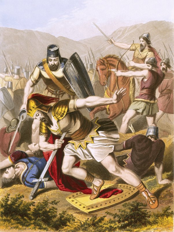 Death of Saul by English School
