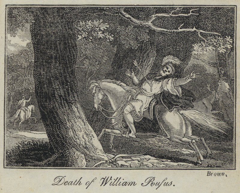 Death of William Rufus by English School