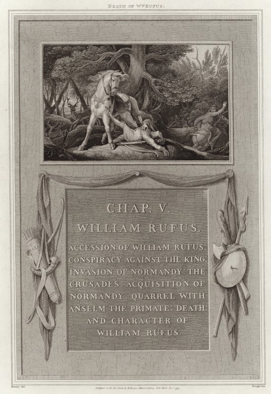 Death of William Rufus by English School