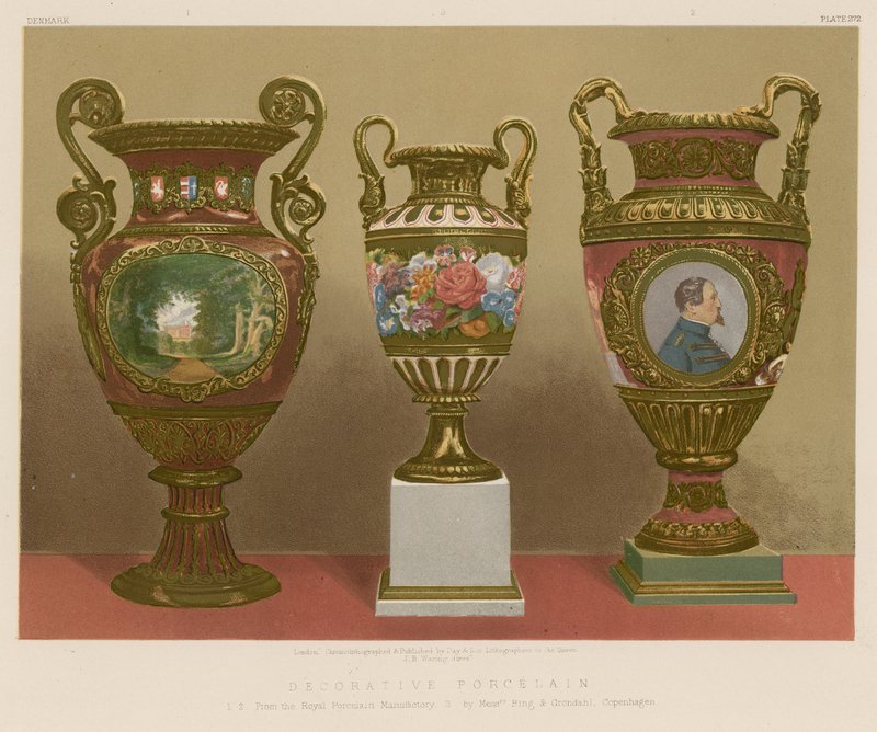 Decorative Porcelain by English School