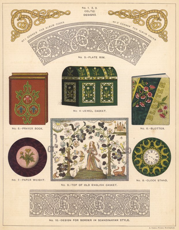 Decorative items by English School