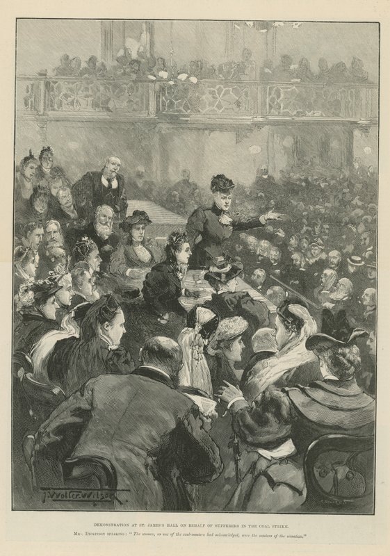 Demonstration at St James