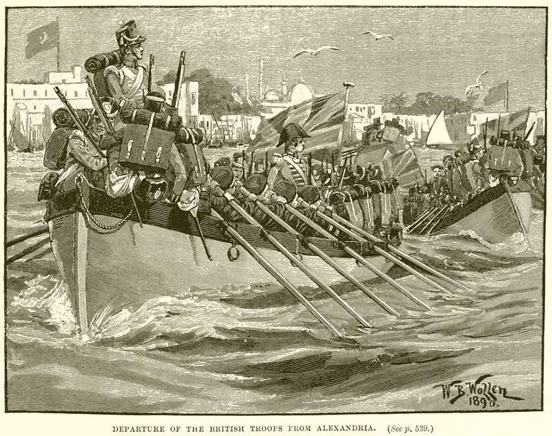 Departure of the British Troops from Alexandria by English School