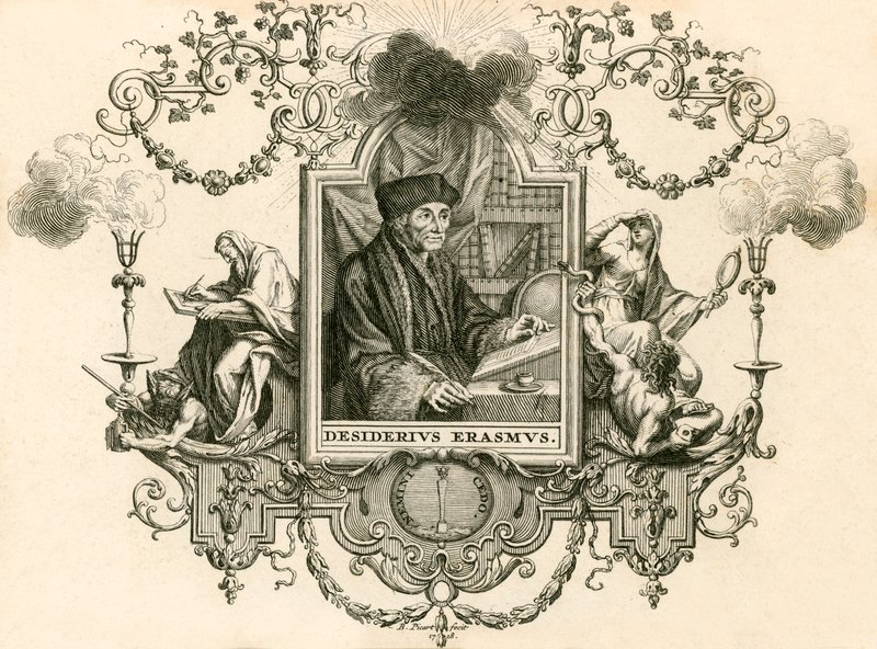 Desiderius Erasmus by English School