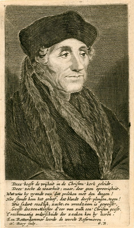 Desiderius Erasmus by English School