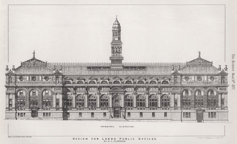 Design for Leeds Public Offices by English School