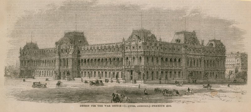 Design for the War Office by English School