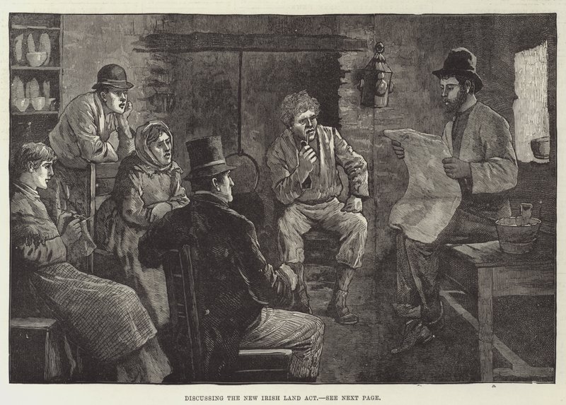 Discussing the New Irish Land Act by English School