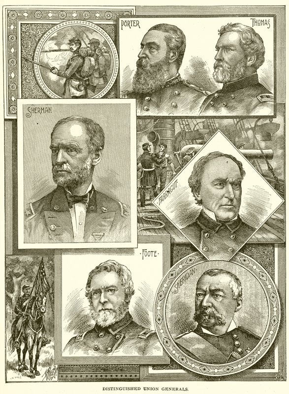 Distinguished Union Generals by English School