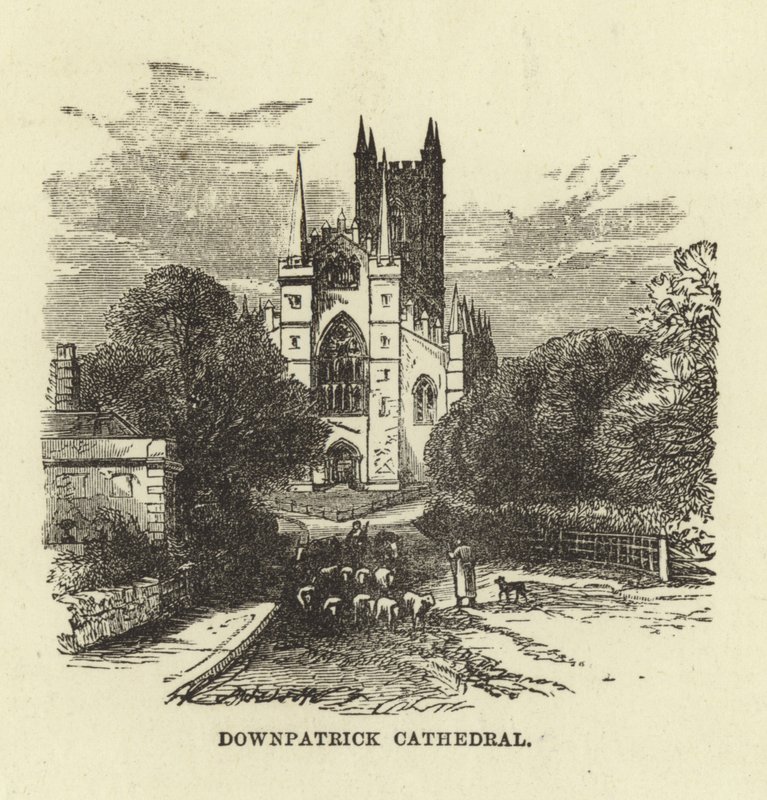 Downpatrick Cathedral by English School