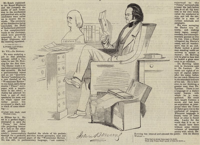 Dr John Bowring by English School