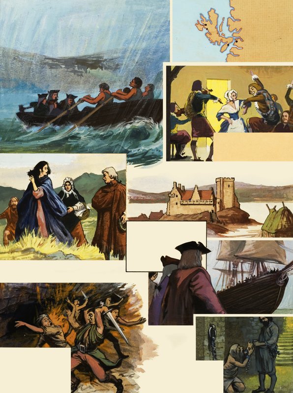Dr Johnson in Scotland by English School