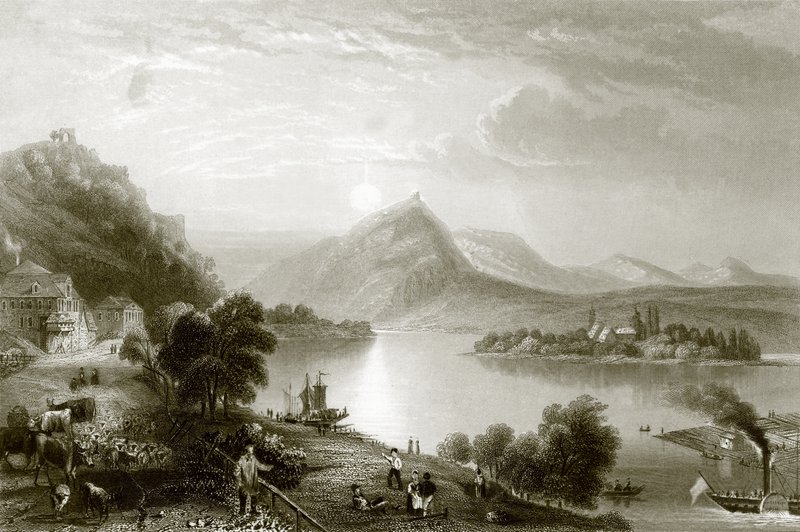 Drachenfels by English School