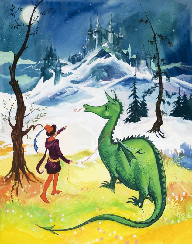 Dragon on a Leash by English School