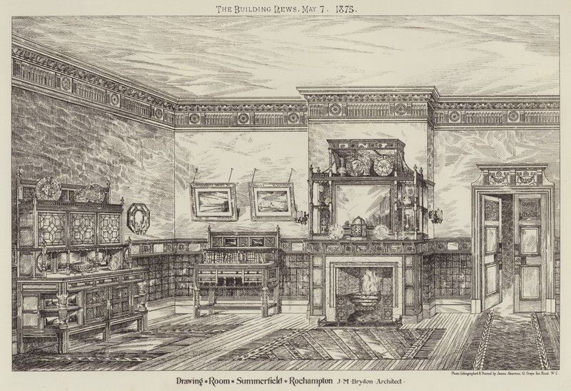 Drawing Room, Summerfield, Roehampton by English School