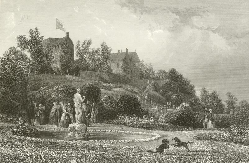 Drummond Castle by English School