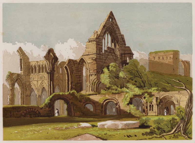 Dryburgh Abbey by English School